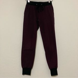Charlotte Russe Maroon Joggers